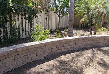 Retaining Wall Installation Close To Northwood, CA